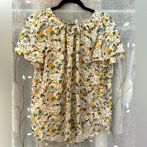 LC Lauren Conrad Floral blouse